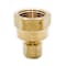 Thrifco Plumbing No. 66 1/2 Inch x 1/2 Inch Lead-Free Brass Compression FIP Adapter 6966018 - alternate 2